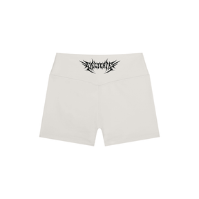 Mental Notes High Rise Yoga Shorts - Goth Cloth Co.260709PODBK1704001