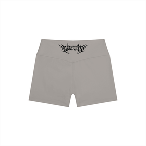 Mental Notes High Rise Yoga Shorts - Goth Cloth Co.260709PODBK1704006