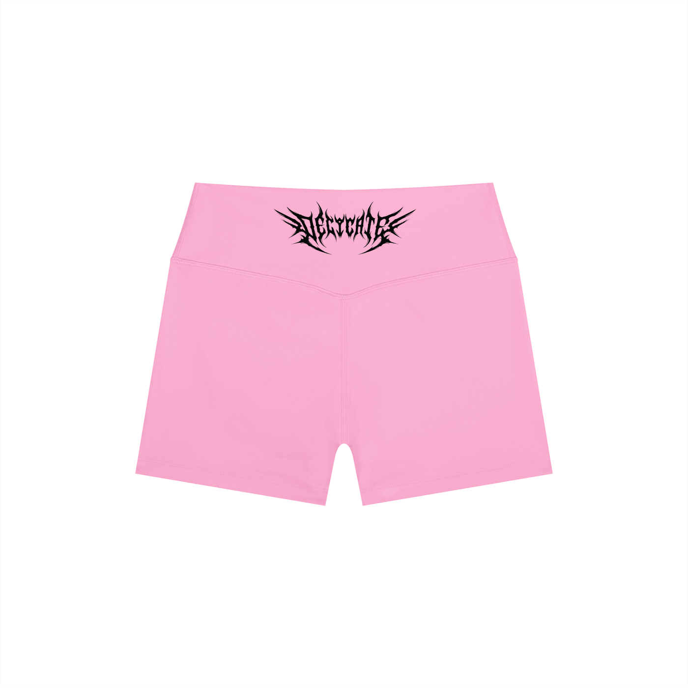 Mental Notes High Rise Yoga Shorts - Goth Cloth Co.260709PODBK1704011