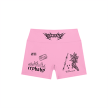 Mental Notes High Rise Yoga Shorts - Goth Cloth Co.260709PODBK1704011