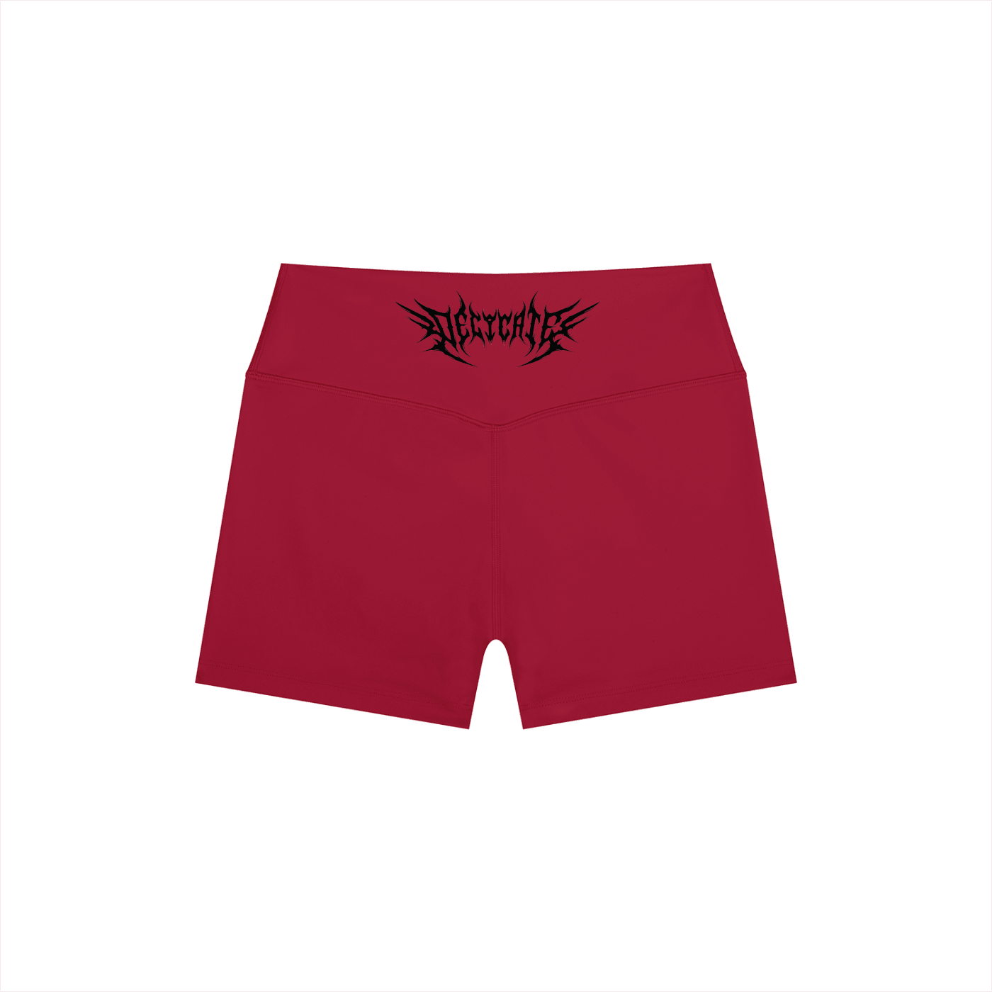 Mental Notes High Rise Yoga Shorts - Goth Cloth Co.260709PODBK1704016