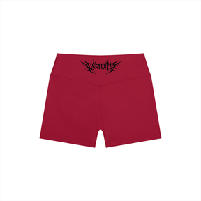 Mental Notes High Rise Yoga Shorts - Goth Cloth Co.260709PODBK1704016
