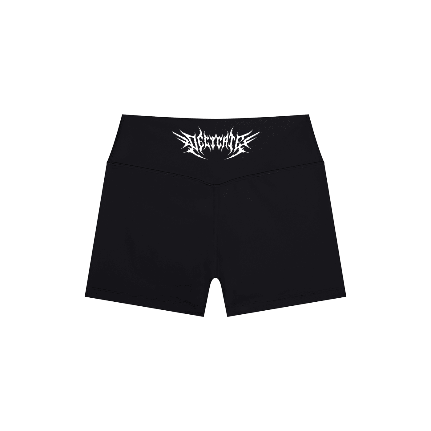 Mental Notes High Rise Yoga Shorts - Goth Cloth Co.260709PODBK1705001