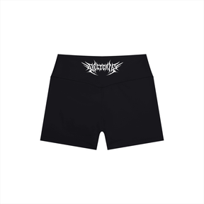 Mental Notes High Rise Yoga Shorts - Goth Cloth Co.260709PODBK1705001