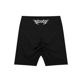 Mental Notes High-Waisted Blend Biker Shorts - Goth Cloth Co.gymwear260812PODBK1909016