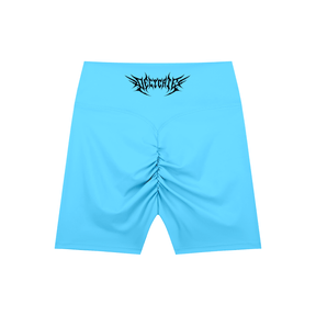 Mental Notes High-Waisted Blend Biker Shorts - Goth Cloth Co.gymwear260812PODBK1909016