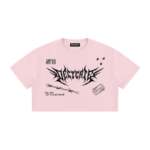 Mental Notes Mineral Wash Crop Top - Goth Cloth Co.260716PODAA1617001