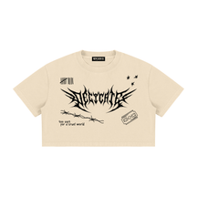 Mental Notes Mineral Wash Crop Top - Goth Cloth Co.260716PODAA1617006