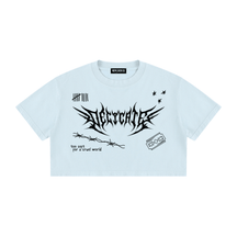 Mental Notes Mineral Wash Crop Top - Goth Cloth Co.260716PODAA1617011