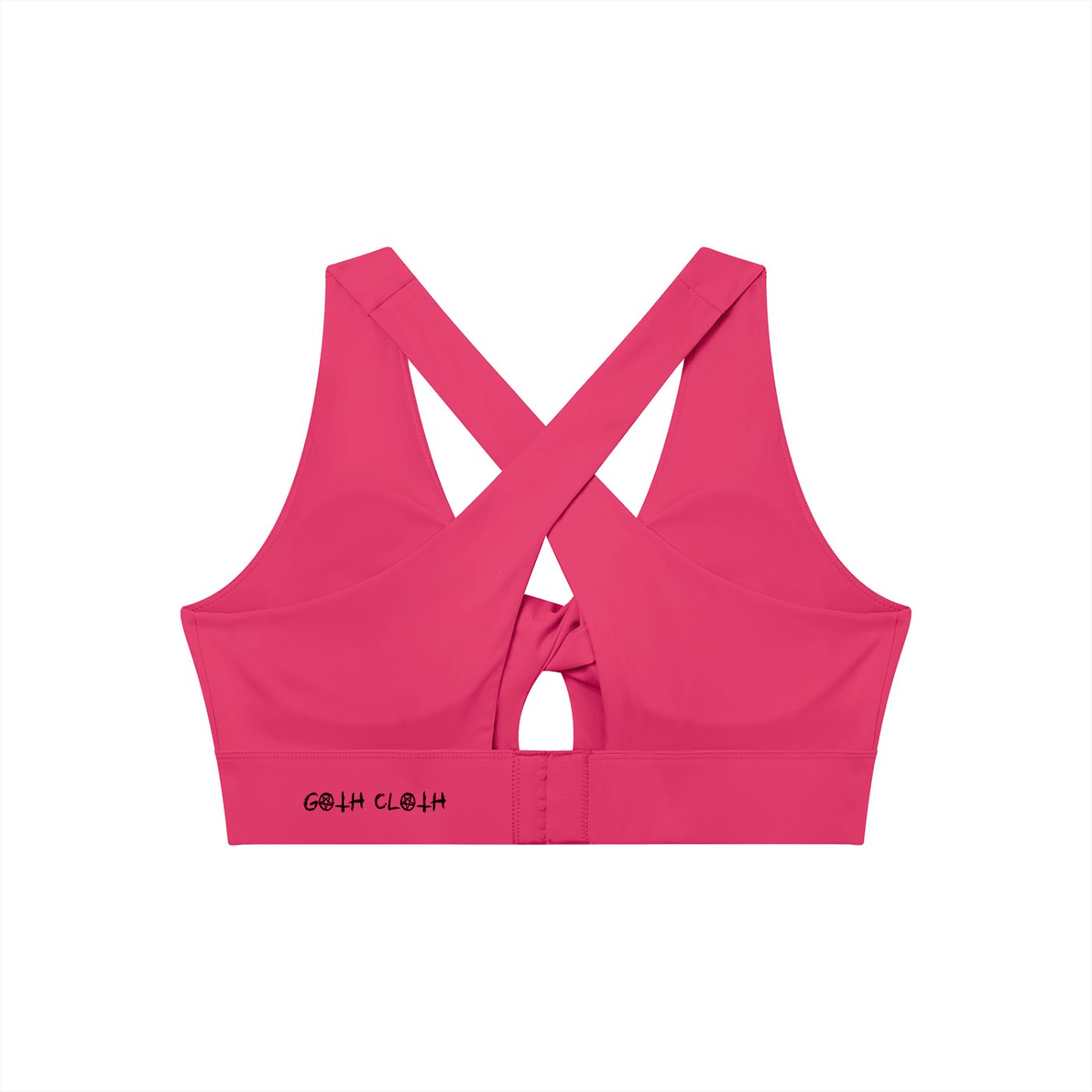 Mental Notes Twist Front Sports Bra - Goth Cloth Co.gymwear260812PODNV1825005