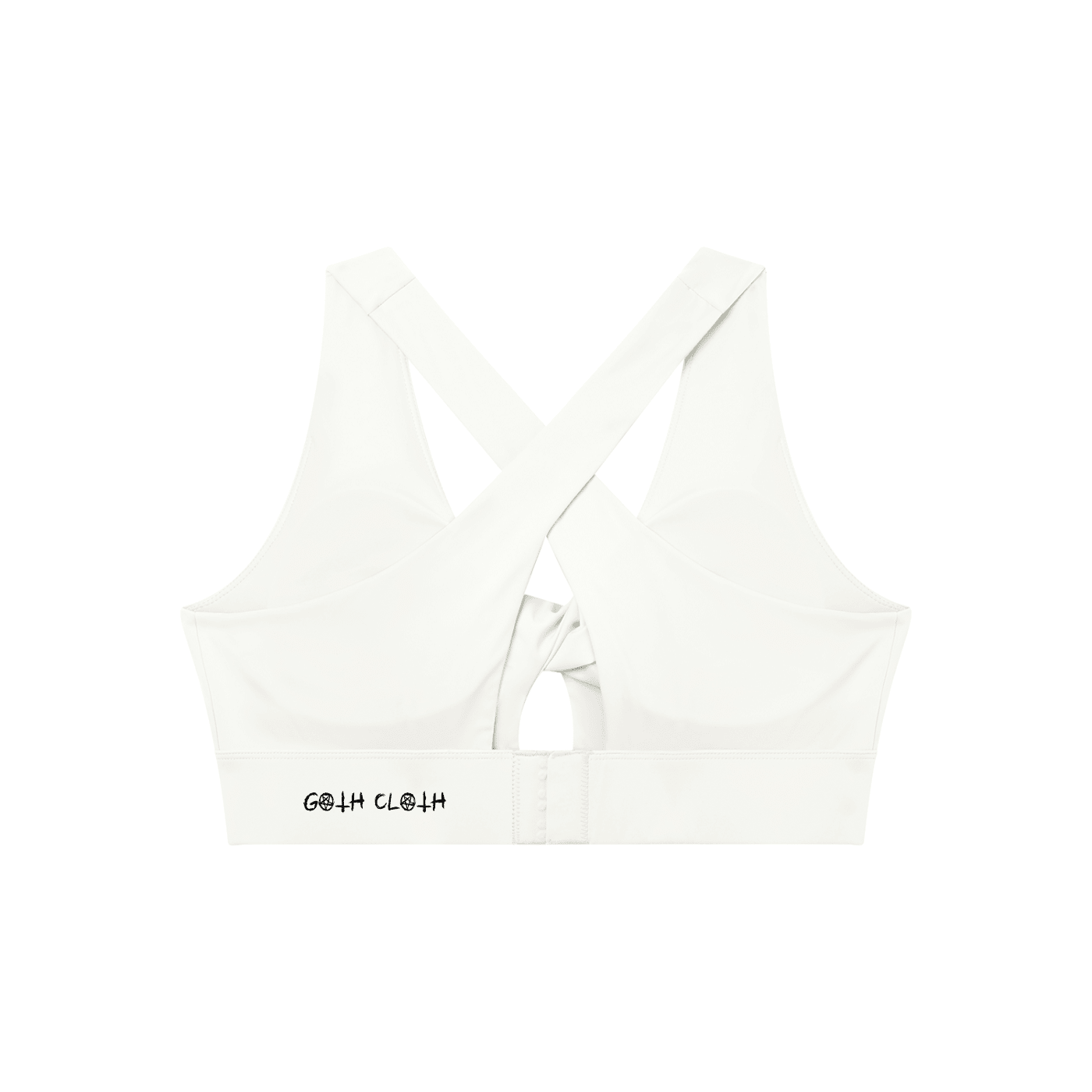 Mental Notes Twist Front Sports Bra - Goth Cloth Co.gymwear260812PODNV1825005