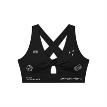 Mental Notes Twist Front Sports Bra - Goth Cloth Co.gymwear260812PODNV1826001