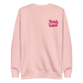 Mentally Unstable Embroidered Sweatshirt - Goth Cloth Co.6198272_25544