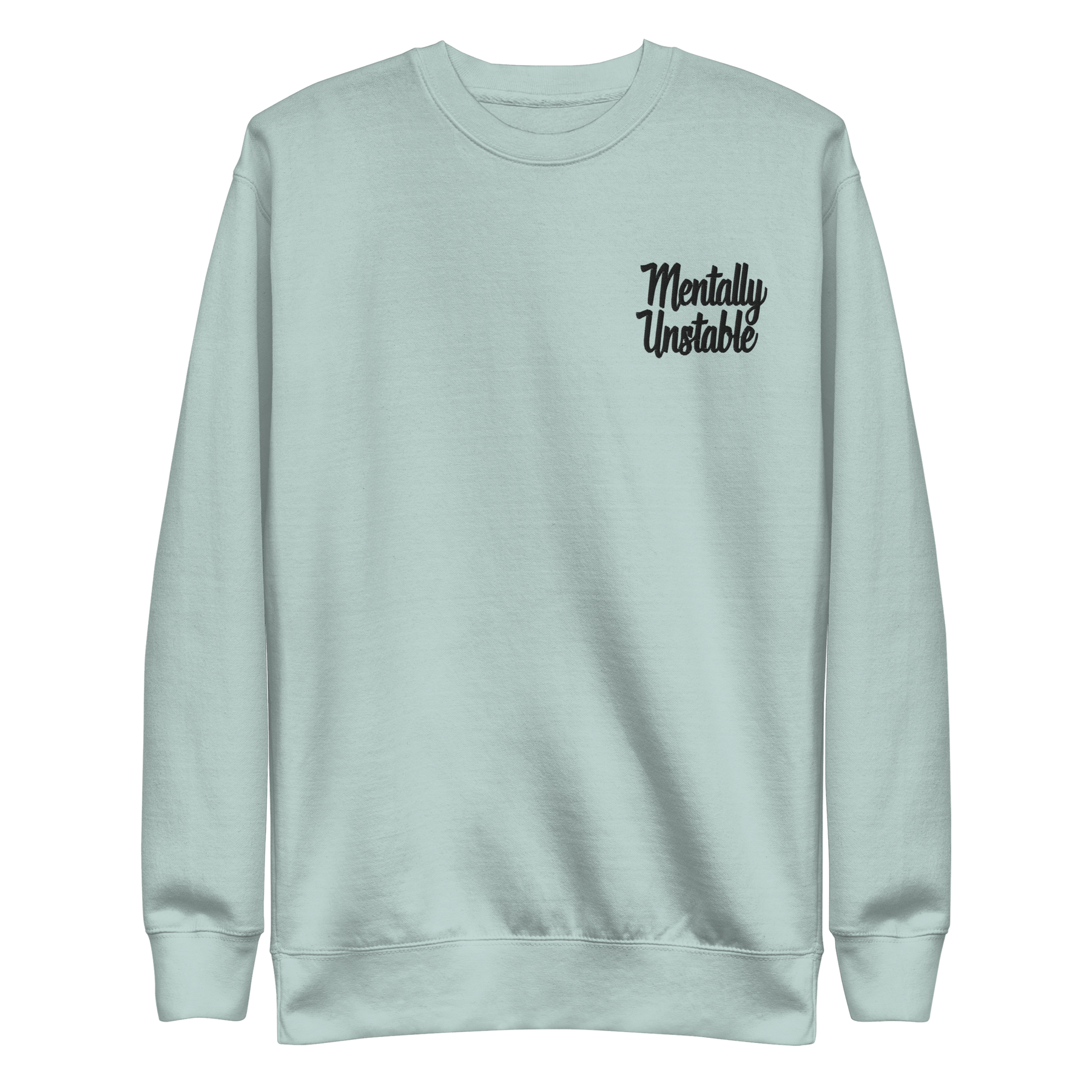 Mentally Unstable Embroidered Sweatshirt - Goth Cloth Co.7211605_13950