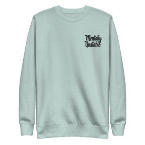 Mentally Unstable Embroidered Sweatshirt - Goth Cloth Co.7211605_13950