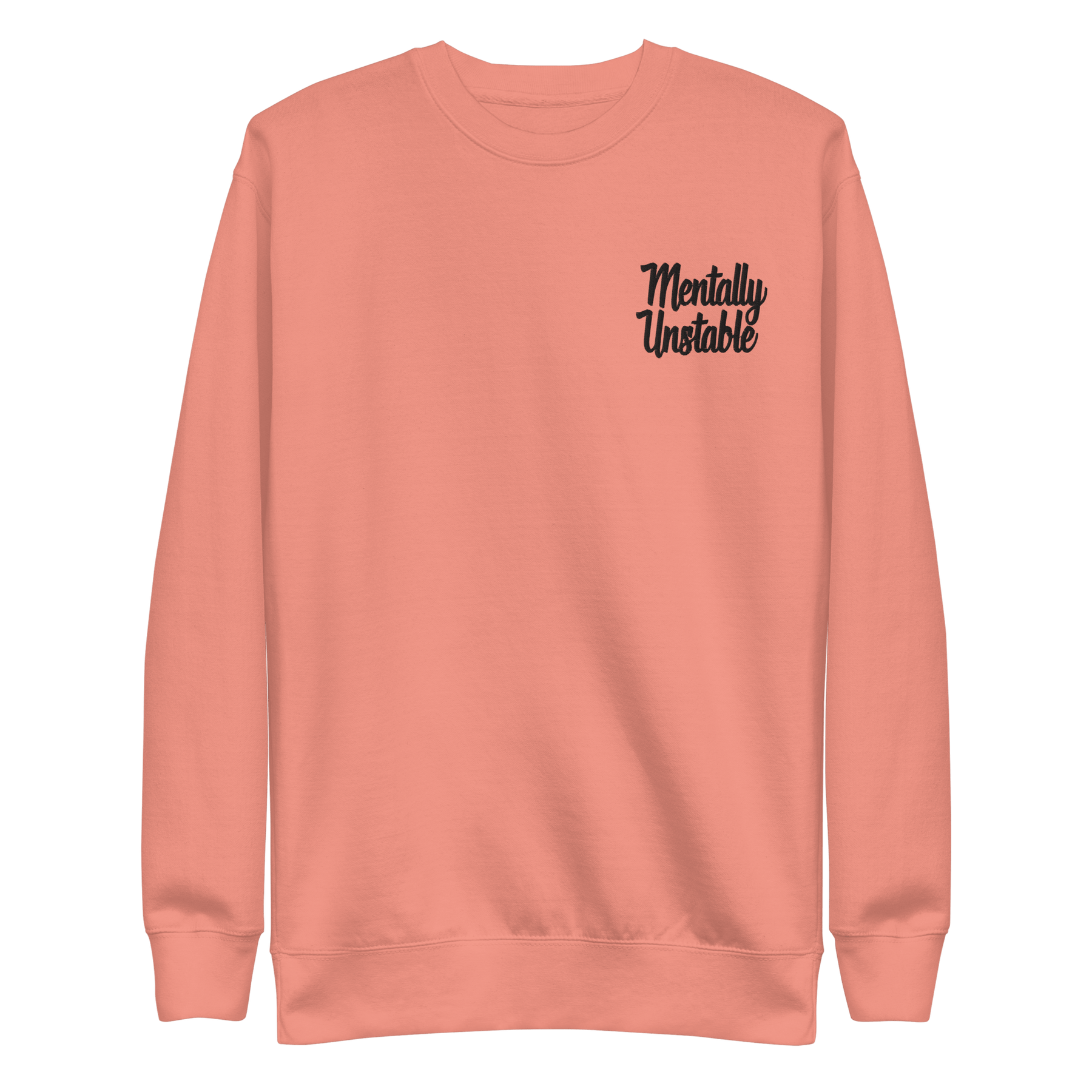 Mentally Unstable Embroidered Sweatshirt - Goth Cloth Co.9476400_13863