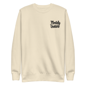 Mentally Unstable Embroidered Sweatshirt - Goth Cloth Co.9476400_20357