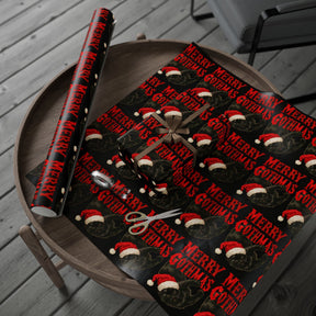 Meowy Gothmas Black Cat Gift Wrap Paper - Goth Cloth Co.Home Decor31981511472060311282