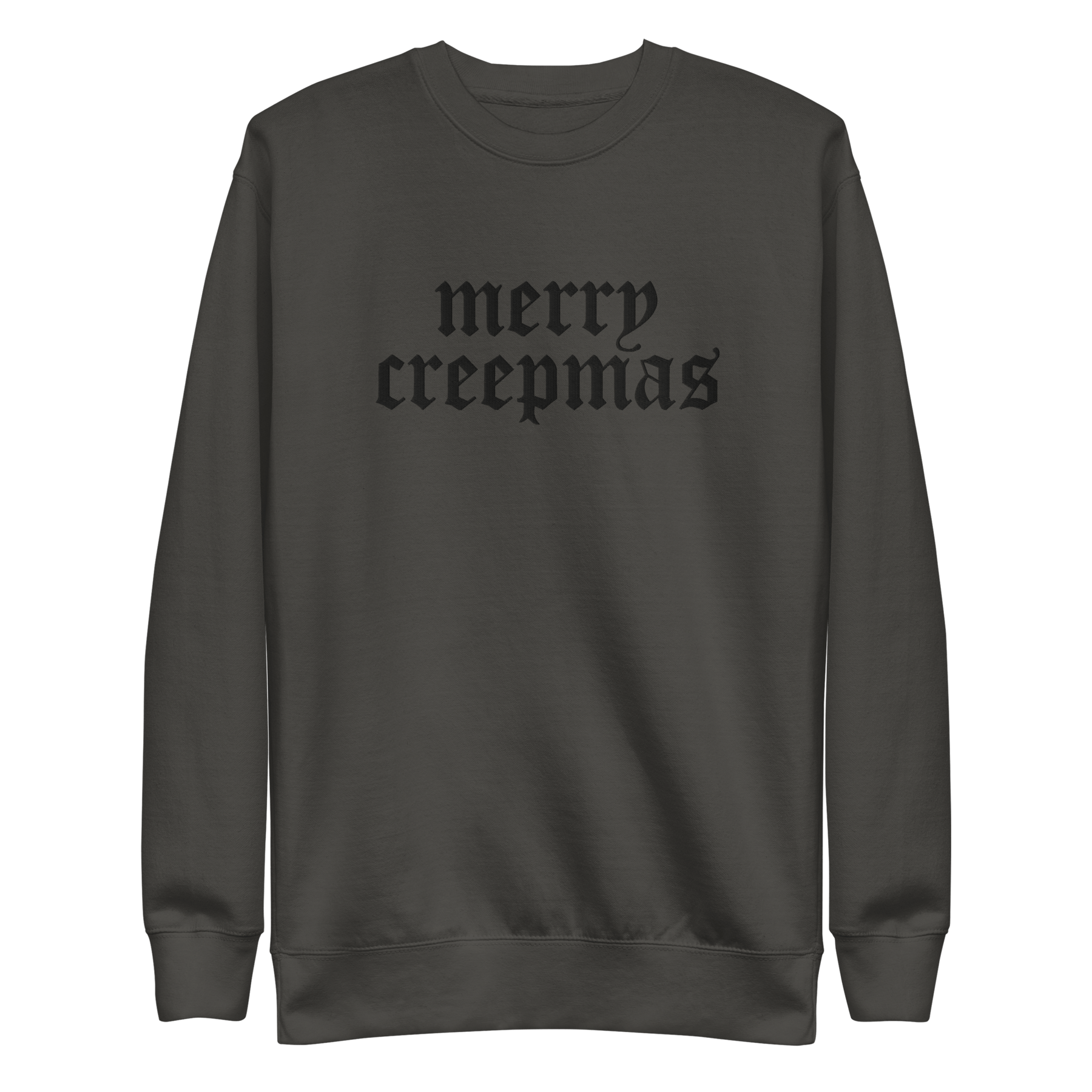Merry Creepmas Embroidered Unisex Sweatshirt - Goth Cloth Co.3866600_20363