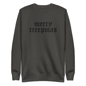 Merry Creepmas Embroidered Unisex Sweatshirt - Goth Cloth Co.3866600_20363
