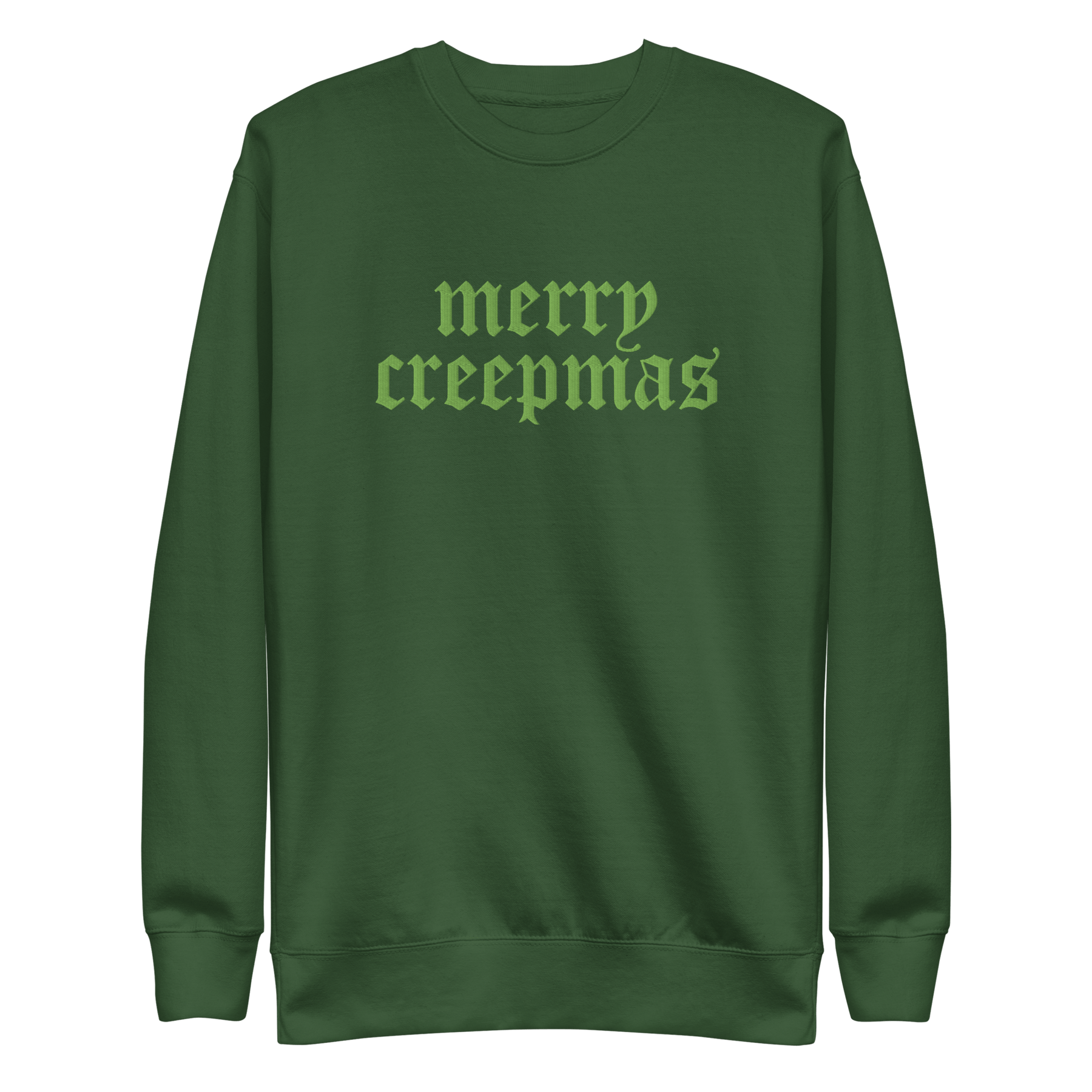 Merry Creepmas Embroidered Unisex Sweatshirt - Goth Cloth Co.4301203_16156