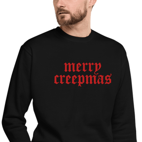Merry Creepmas Embroidered Unisex Sweatshirt - Goth Cloth Co.8320414_13950