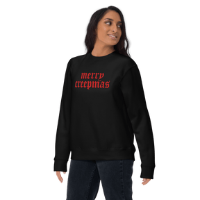 Merry Creepmas Embroidered Unisex Sweatshirt - Goth Cloth Co.8320414_13950