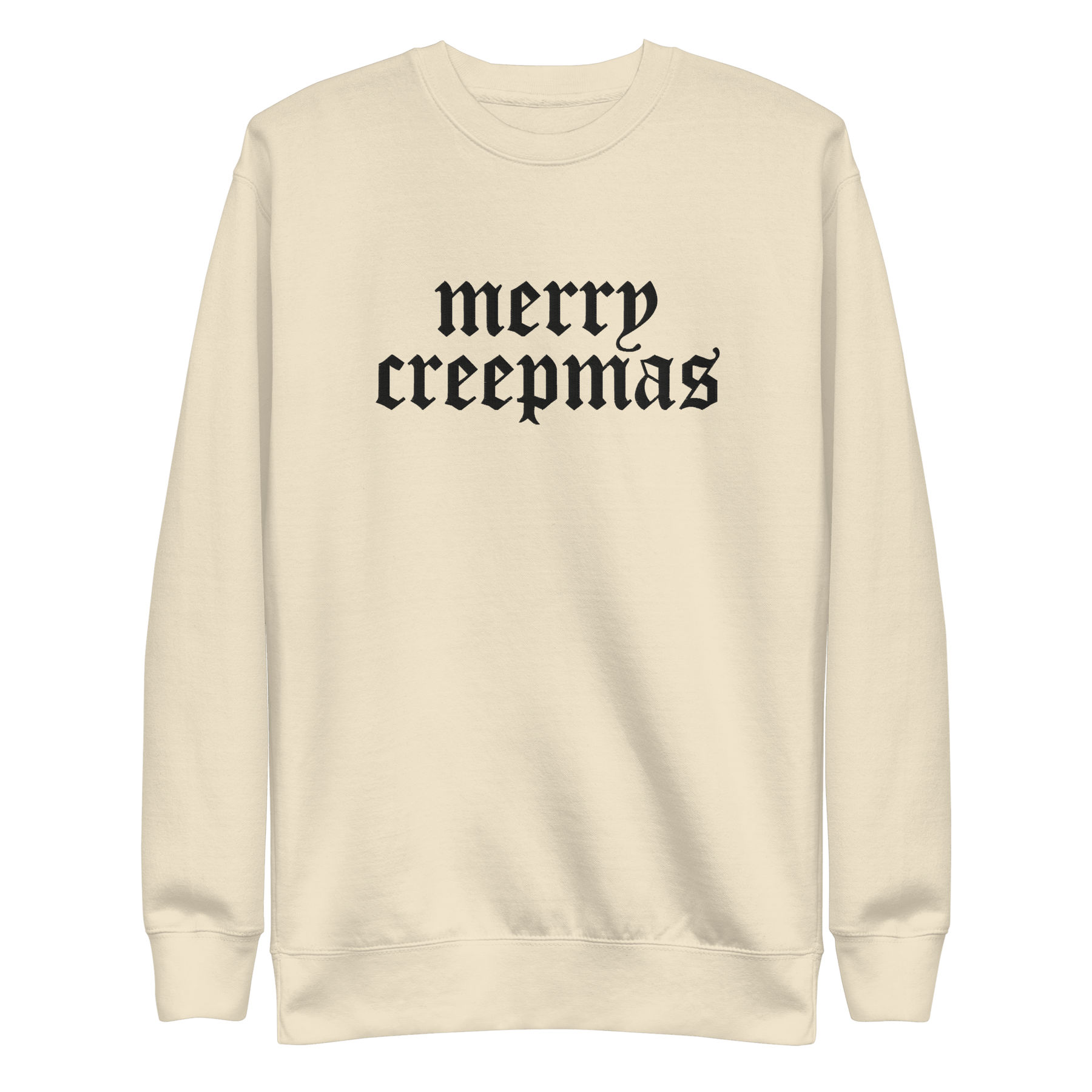 Merry Creepmas Embroidered Unisex Sweatshirt - Goth Cloth Co.8320414_20357