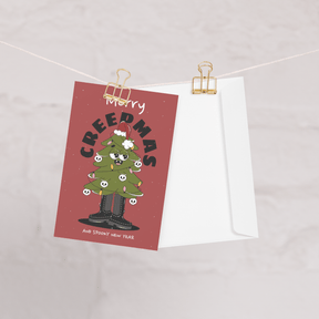 Merry Creepmas Tree Blank Holiday Card - Goth Cloth Co.4003946_14457