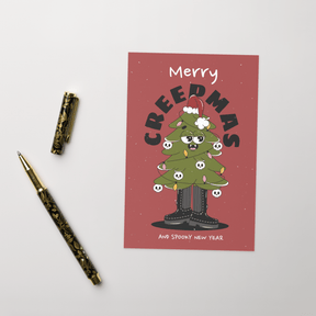 Merry Creepmas Tree Blank Holiday Card - Goth Cloth Co.4003946_14457