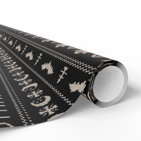 Merry Gothmas Black Spooky Gift Wrap - Goth Cloth Co.Home Decor31189042797305099581