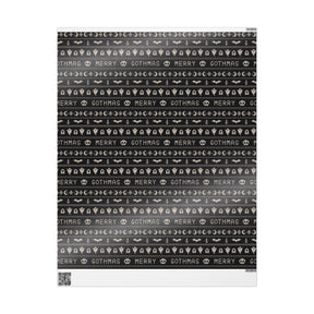 Merry Gothmas Black Spooky Gift Wrap - Goth Cloth Co.Home Decor31189042797305099581