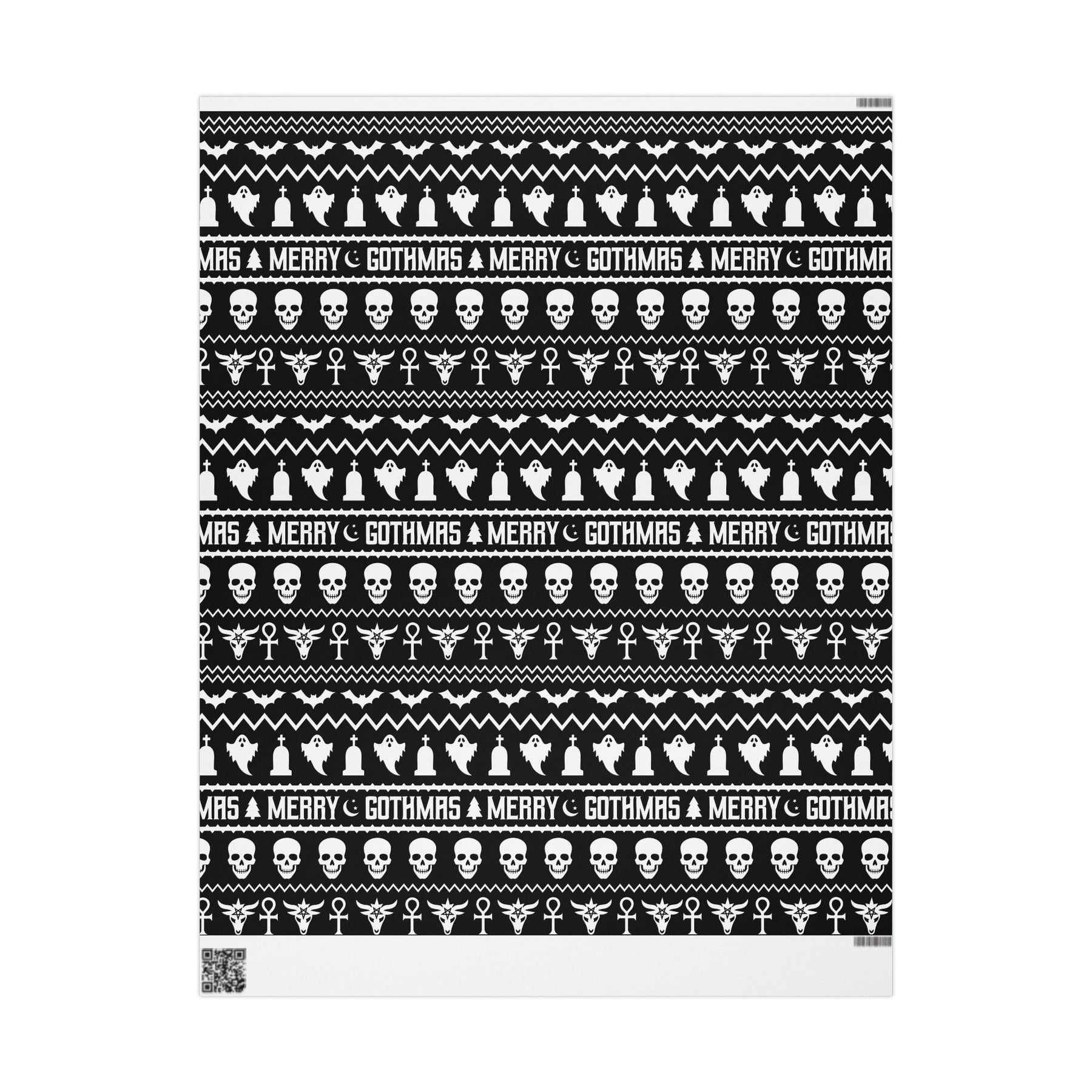 Merry Gothmas Gift Wrap - Goth Cloth Co.Home Decor17841215019043802736