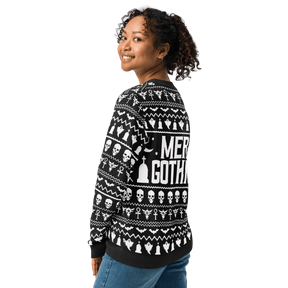 Merry Gothmas Knit Crewneck Sweater - Goth Cloth Co.2973792_19636
