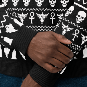 Merry Gothmas Knit Crewneck Sweater - Goth Cloth Co.2973792_19636