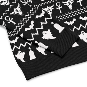 Merry Gothmas Knit Crewneck Sweater - Goth Cloth Co.2973792_19636