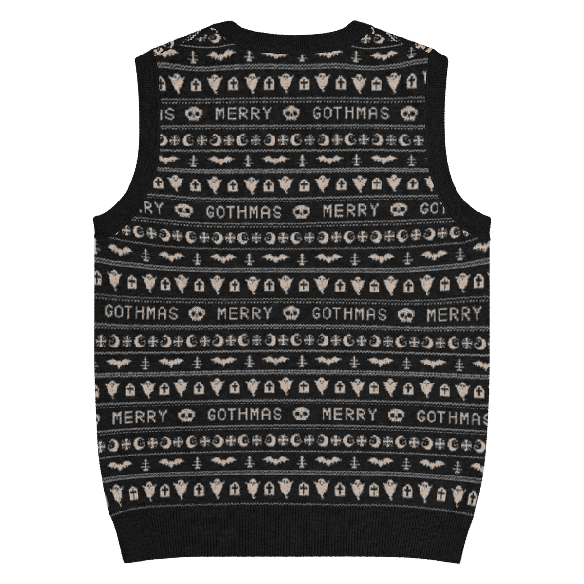Merry Gothmas Knit Vest (READY TO SHIP) - Goth Cloth Co.6718746_21033