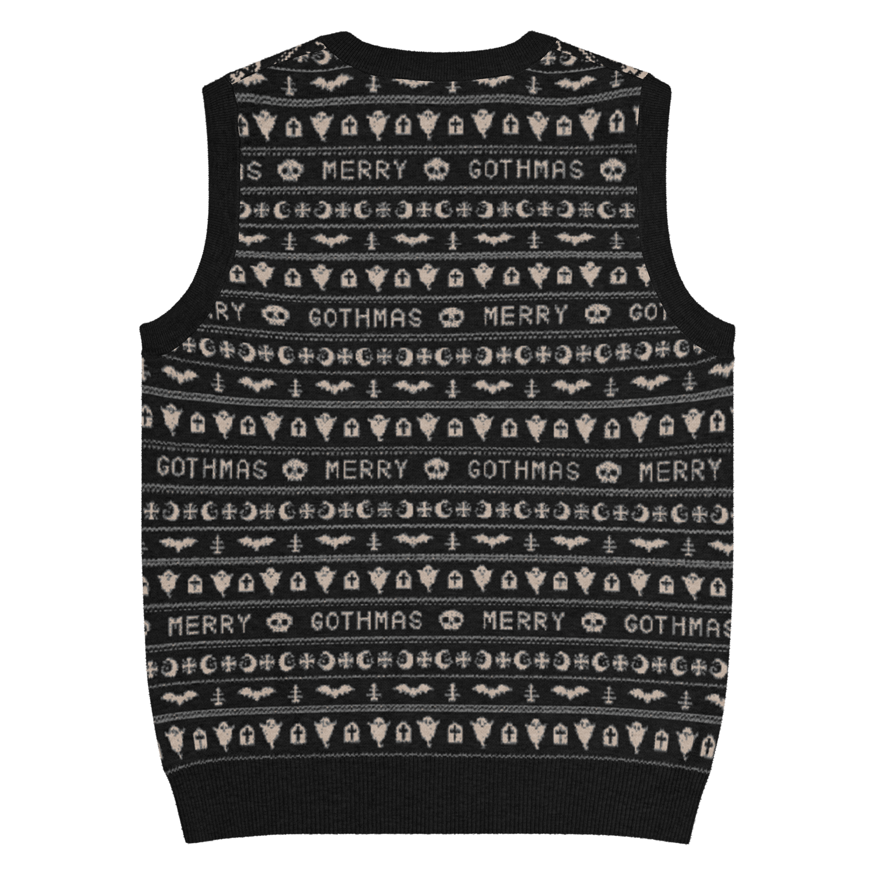 Merry Gothmas Knit Vest (READY TO SHIP) - Goth Cloth Co.6718746_21033