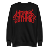 Merry Gothmas Metal Font Unisex Sweatshirt - Goth Cloth Co.5922015_11254