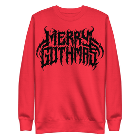 Merry Gothmas Metal Font Unisex Sweatshirt - Goth Cloth Co.6098988_20369