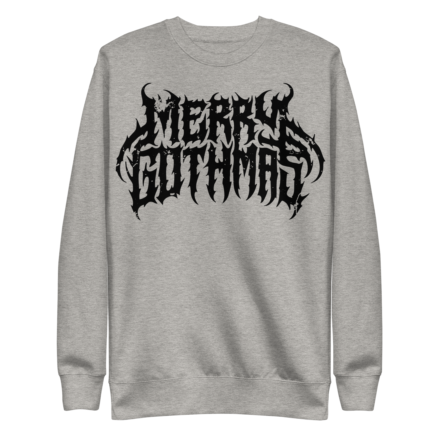 Merry Gothmas Metal Font Unisex Sweatshirt - Goth Cloth Co.6252064_11244