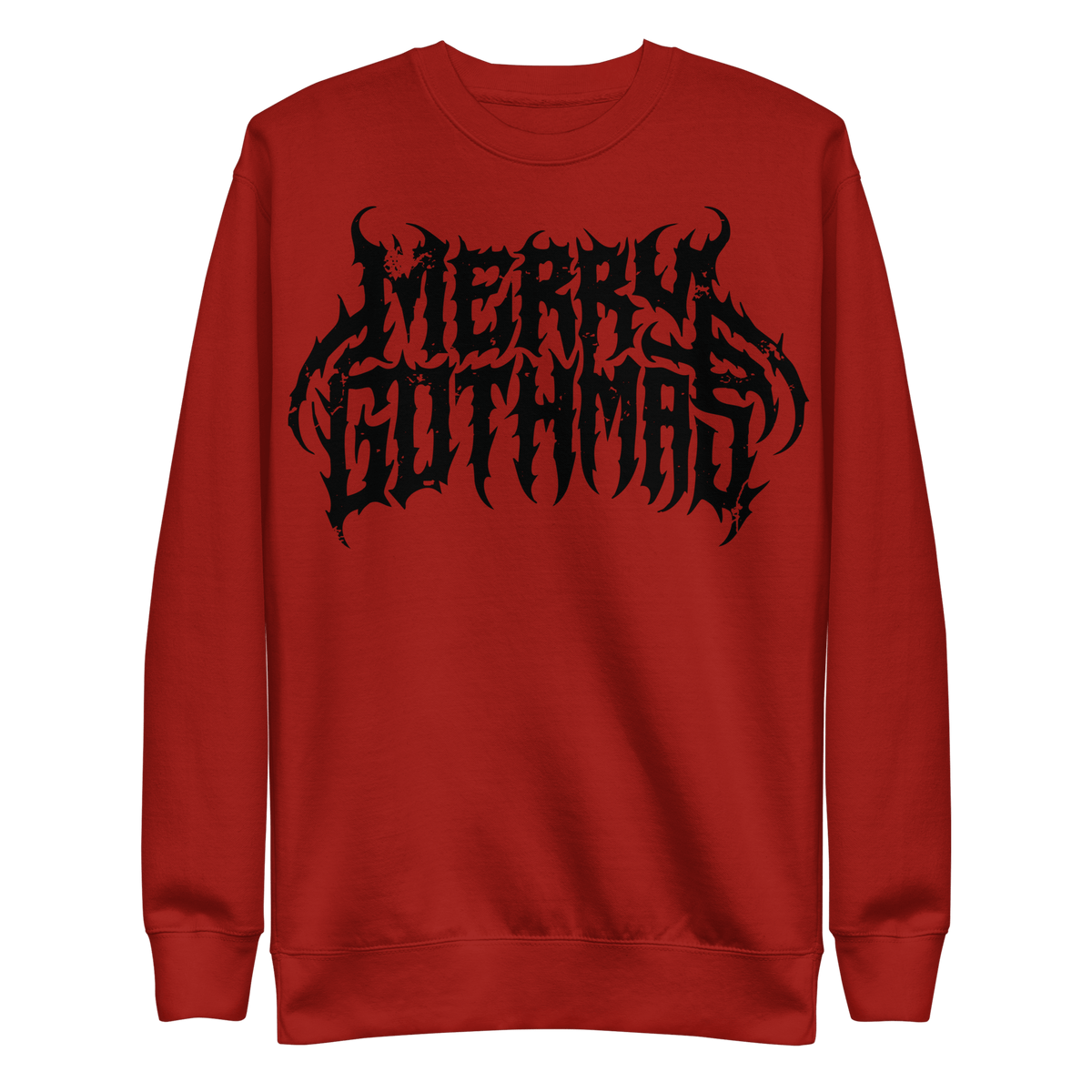 Merry Gothmas Metal Font Unisex Sweatshirt - Goth Cloth Co.6252064_13875