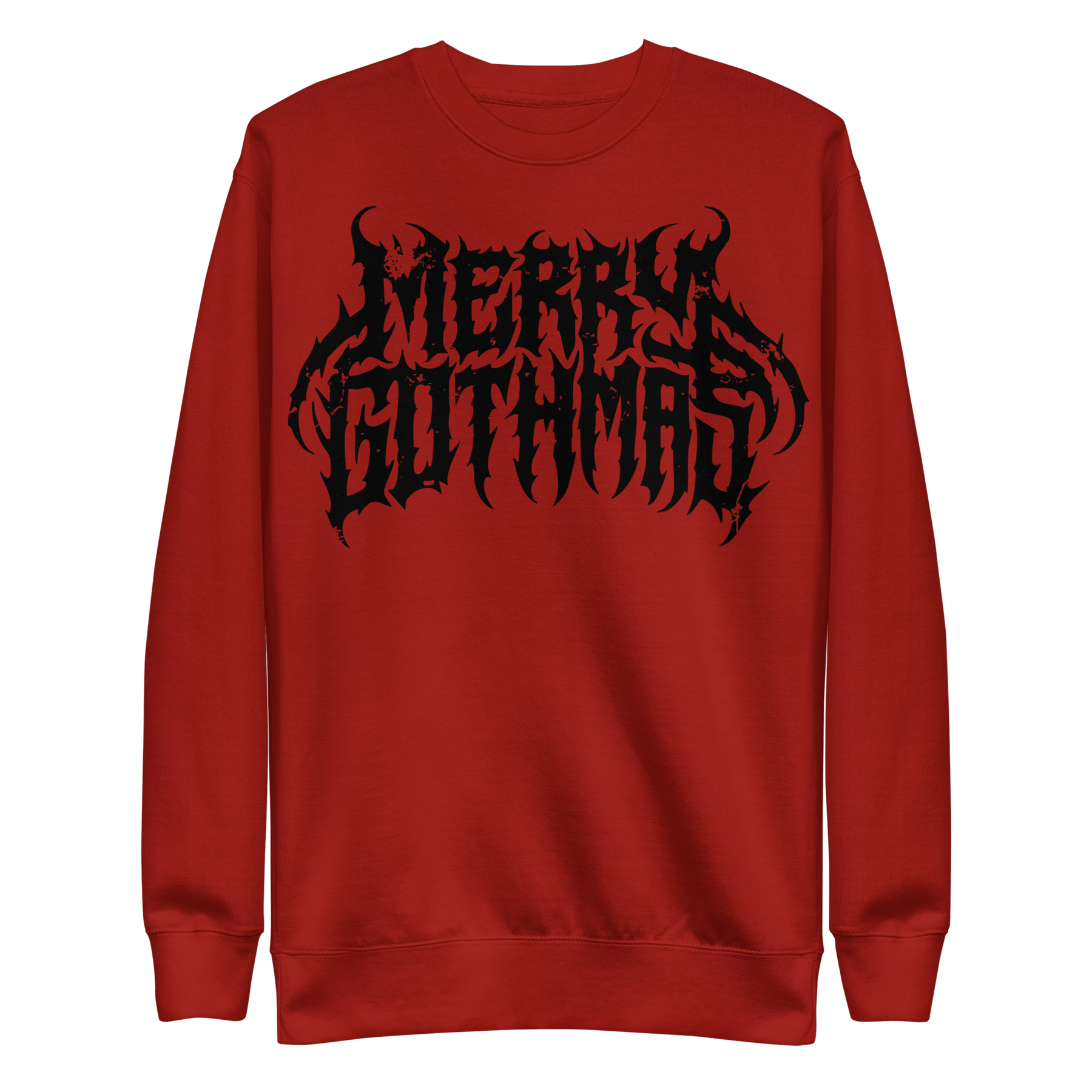 Merry Gothmas Metal Font Unisex Sweatshirt - Goth Cloth Co.6252064_13875