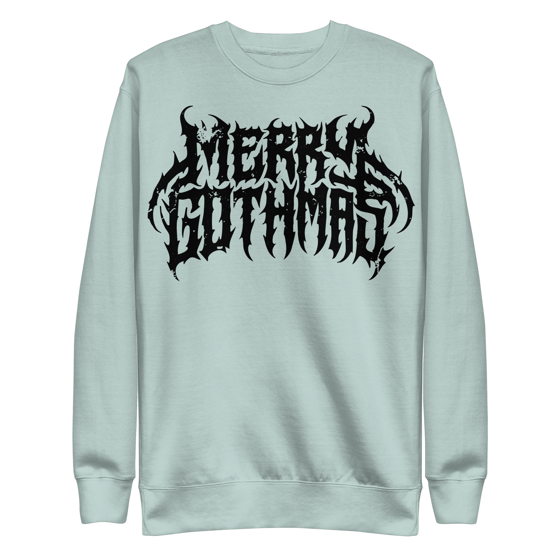Merry Gothmas Metal Font Unisex Sweatshirt - Goth Cloth Co.6252064_13950