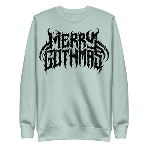 Merry Gothmas Metal Font Unisex Sweatshirt - Goth Cloth Co.6252064_13950