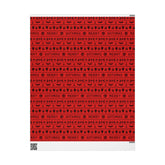 Merry Gothmas Red Spooky Gift Wrap - Goth Cloth Co.Home Decor17331276040880116700