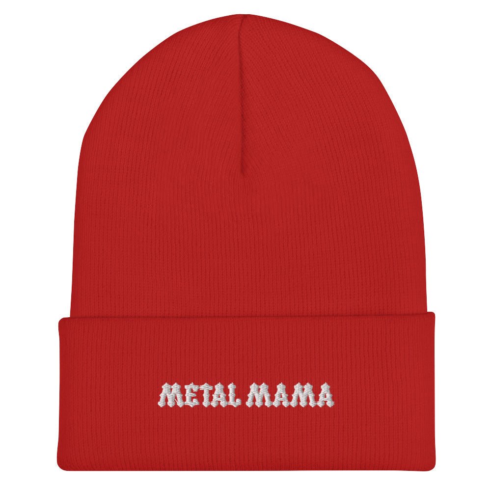 Metal Mama Bold Font Gothic Knit Beanie - Goth Cloth Co.9447434_8939