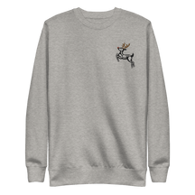 Metal Reindeer Embroidered Sweatshirt - Goth Cloth Co.7137076_11244