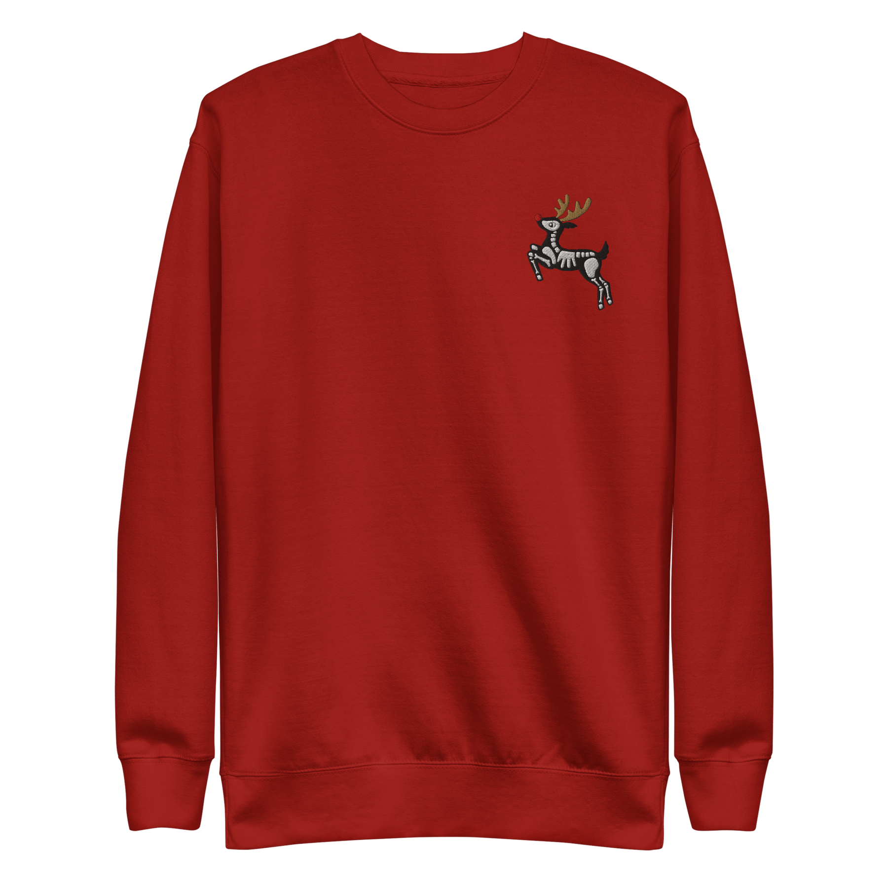 Metal Reindeer Embroidered Sweatshirt - Goth Cloth Co.sweatshirt9219998_13875