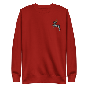 Metal Reindeer Embroidered Sweatshirt - Goth Cloth Co.sweatshirt9219998_13875